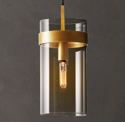 Ravelle Clear Glass Pendant Light