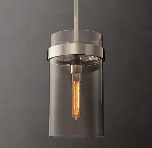 Ravelle Clear Glass Pendant Light