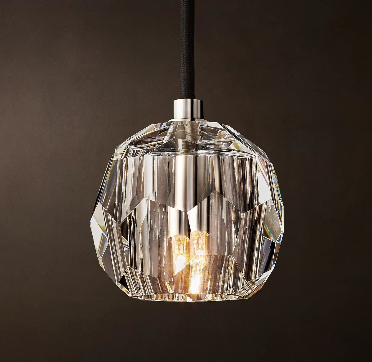 Clear Glass Ball Pendant Light