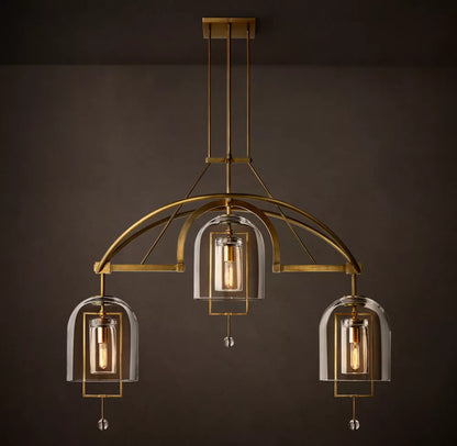 Fulcrum Modern Linear Chandelier