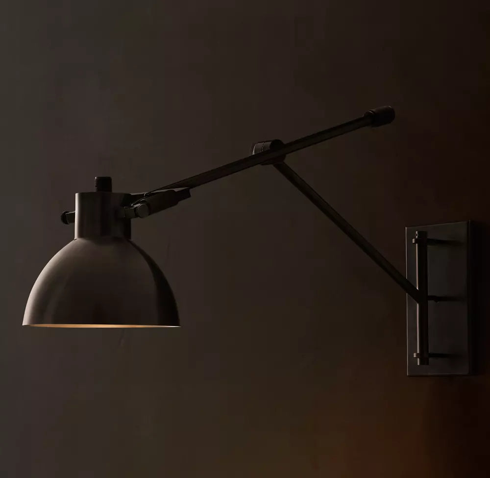 Machinist Swing Arm Wall Sconce