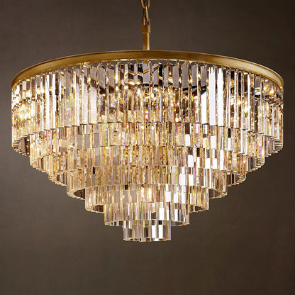 Odeon Art Deco Round Chandelier