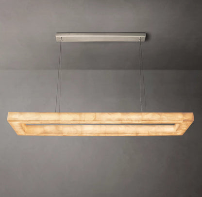 Rivage Lueur Modern Rectangular Chandelier