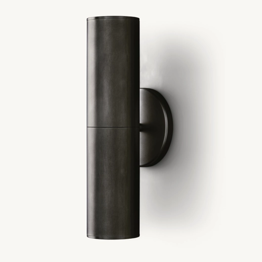 Brass Cylinder Wall Sconce