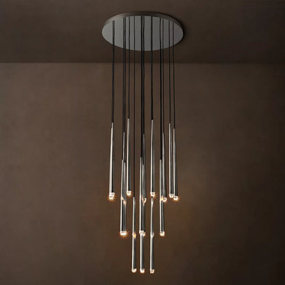 Modern Tapered Cluster Chandelier
