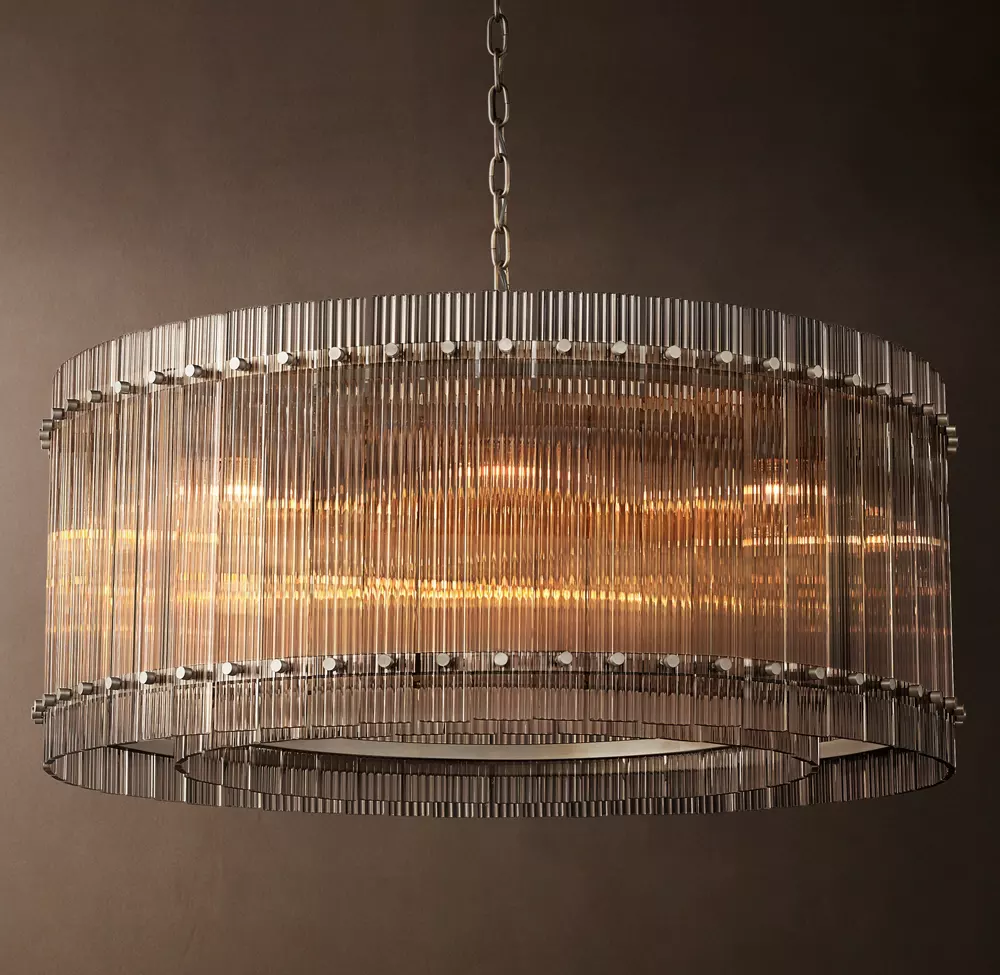 San Marco Modern Glass Round Chandelier