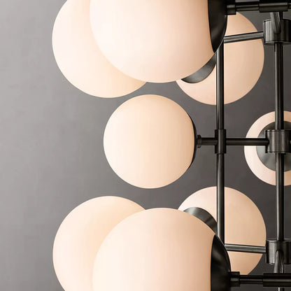 Modern Glass Globe Chandelier