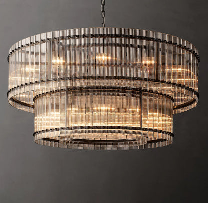 San Marco Two-Tier Glass Chandelier