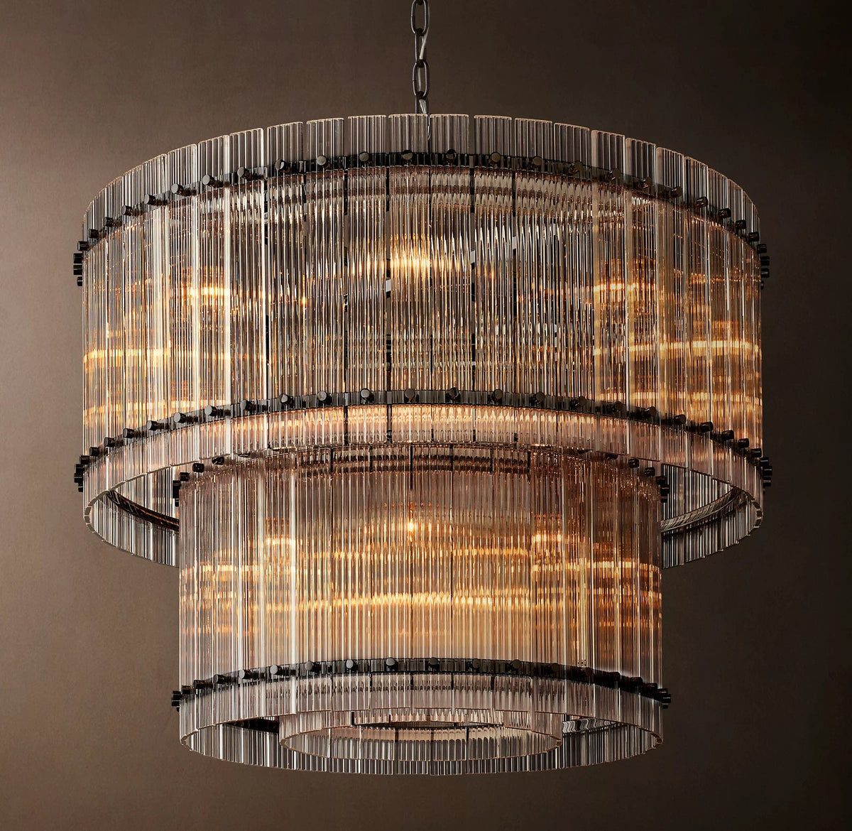 San Marco Two-Tier Glass Chandelier
