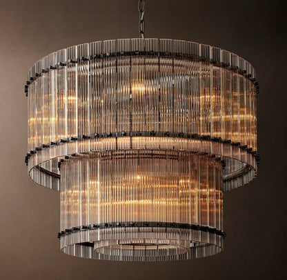 San Marco Two-Tier Glass Chandelier