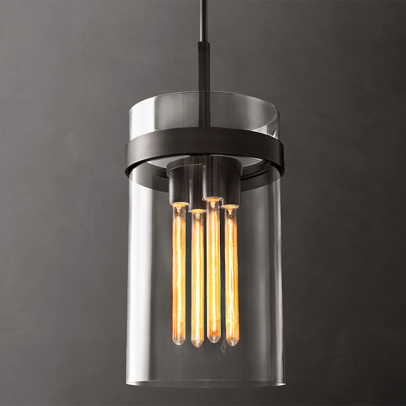 Ravelle Clear Glass Pendant Light