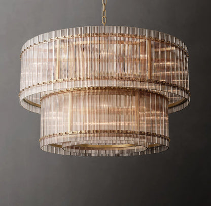 San Marco Two-Tier Glass Chandelier