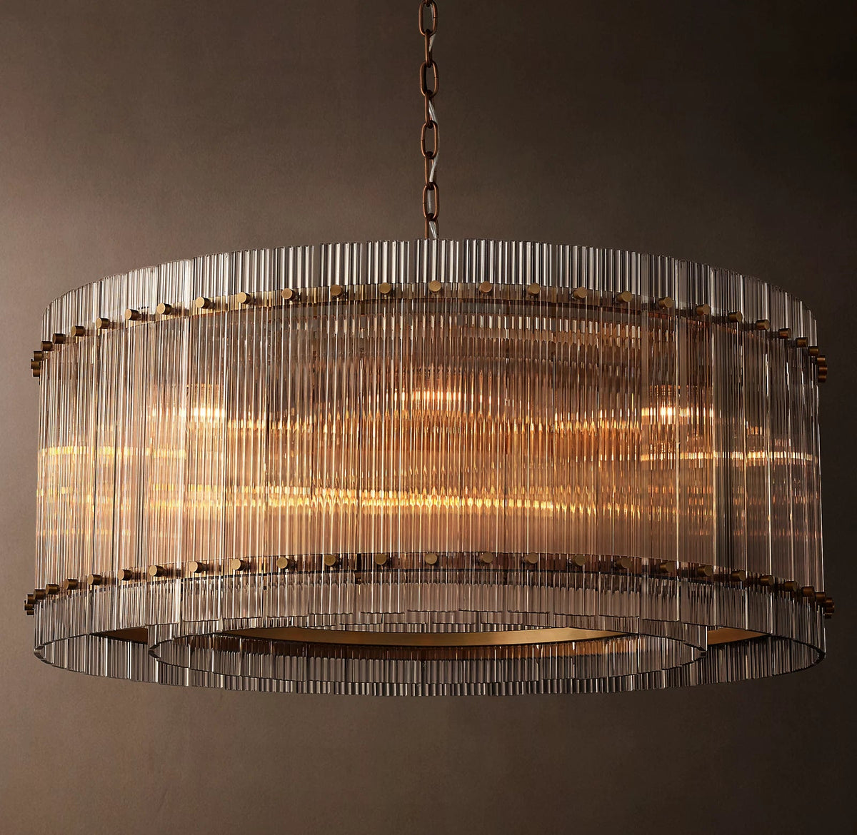 San Marco Modern Glass Round Chandelier