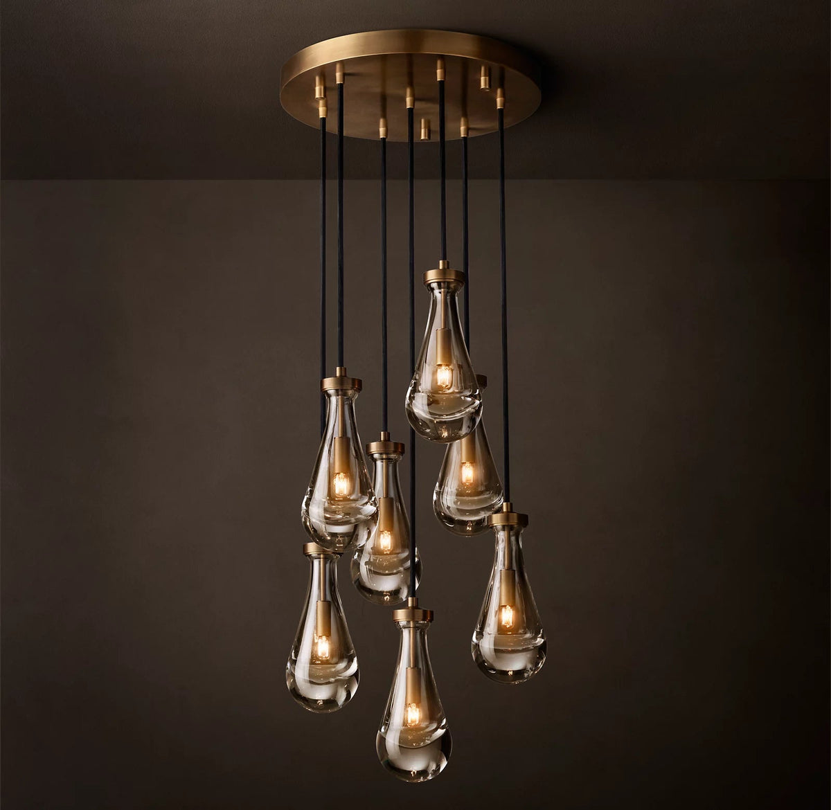 Rain Modern Round Chandelier