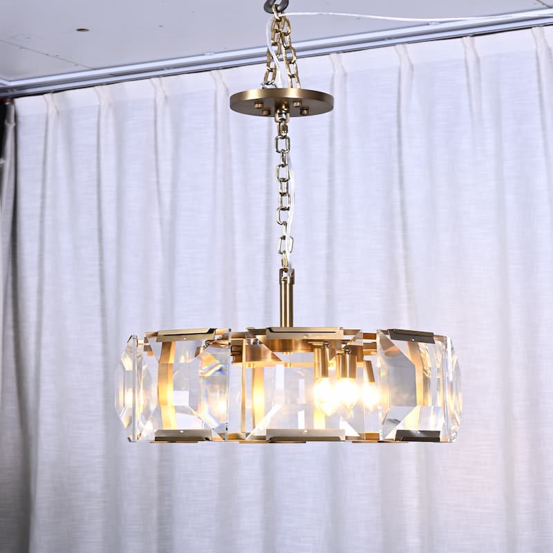 Harlow Crystal Round Chandelier