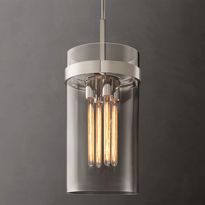 Ravelle Clear Glass Pendant Light