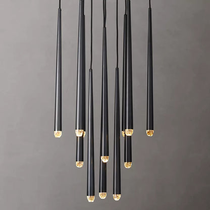Modern Tapered Cluster Chandelier