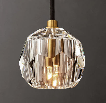 Clear Glass Ball Pendant Light