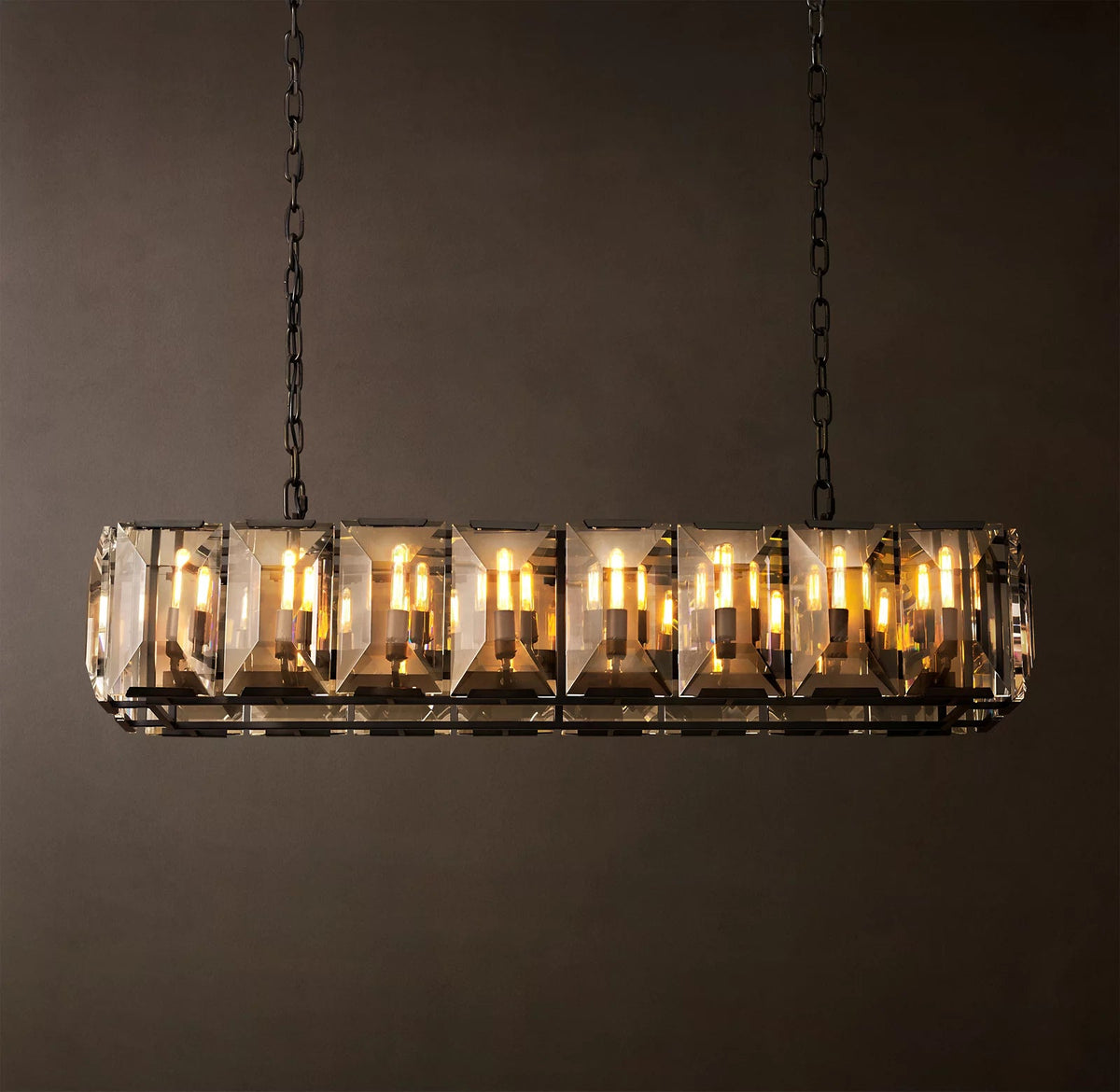Harlow Crystal Rectangular Chandelier