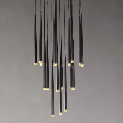 Modern Tapered Cluster Chandelier