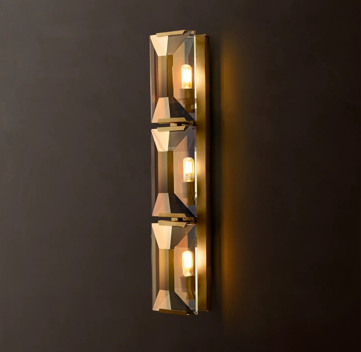Harlow Crystal Triple Sconce