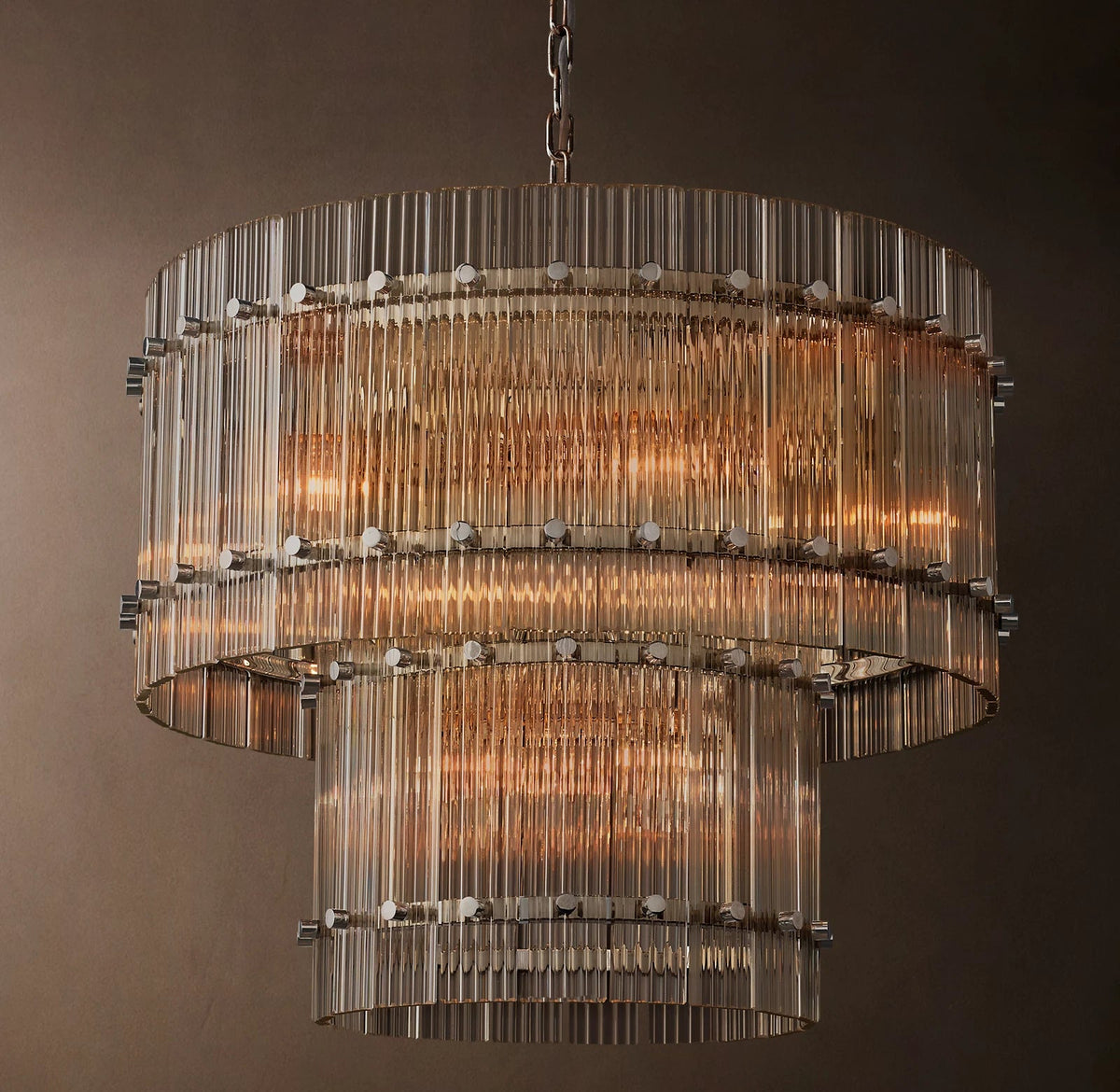 San Marco Two-Tier Glass Chandelier