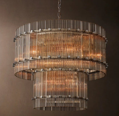 San Marco Two-Tier Glass Chandelier