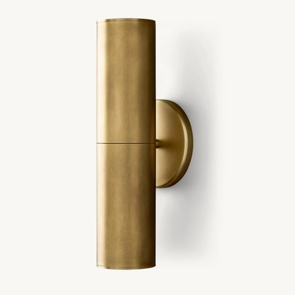Brass Cylinder Wall Sconce