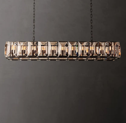Harlow Crystal Rectangular Chandelier