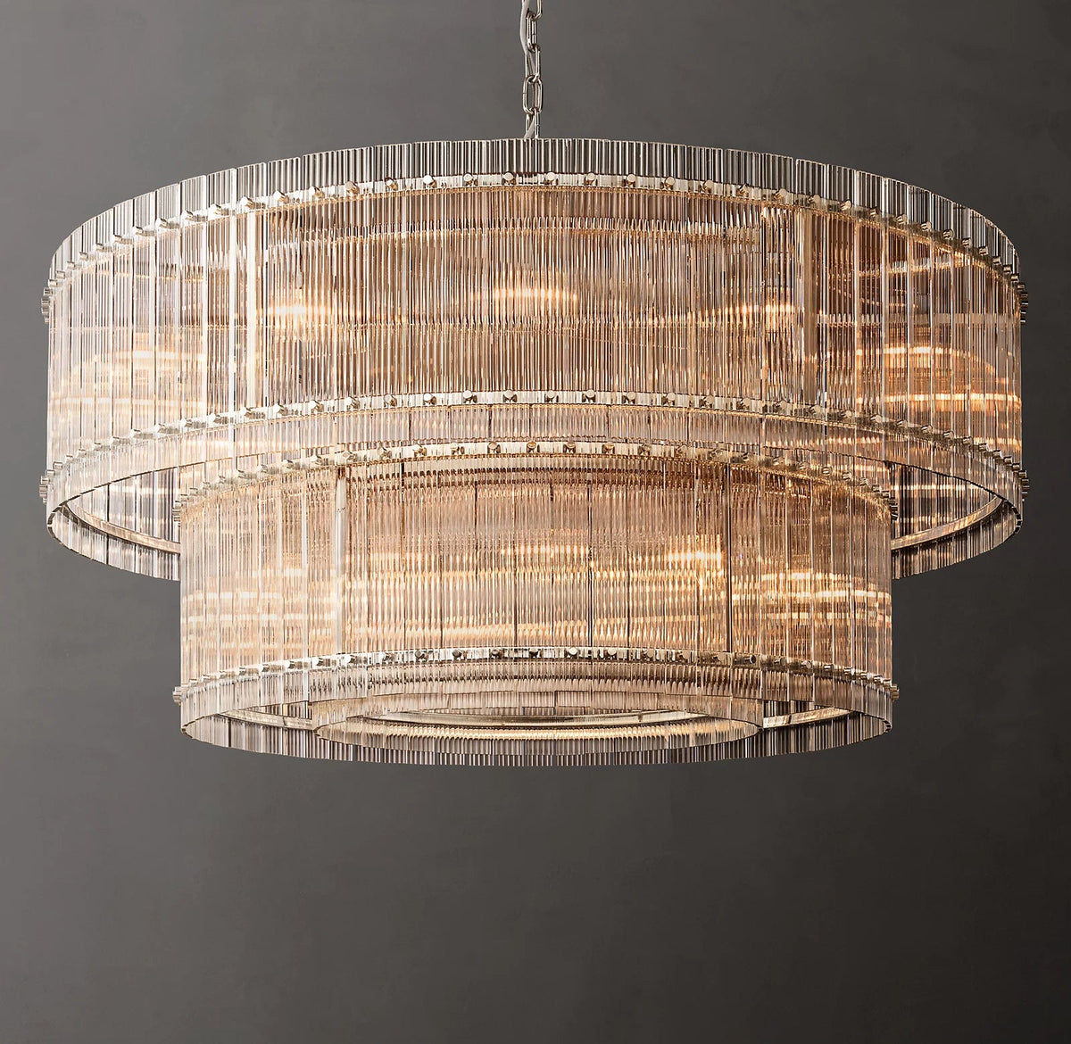 San Marco Two-Tier Glass Chandelier