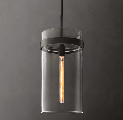 Ravelle Clear Glass Pendant Light