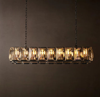 Harlow Crystal Rectangular Chandelier