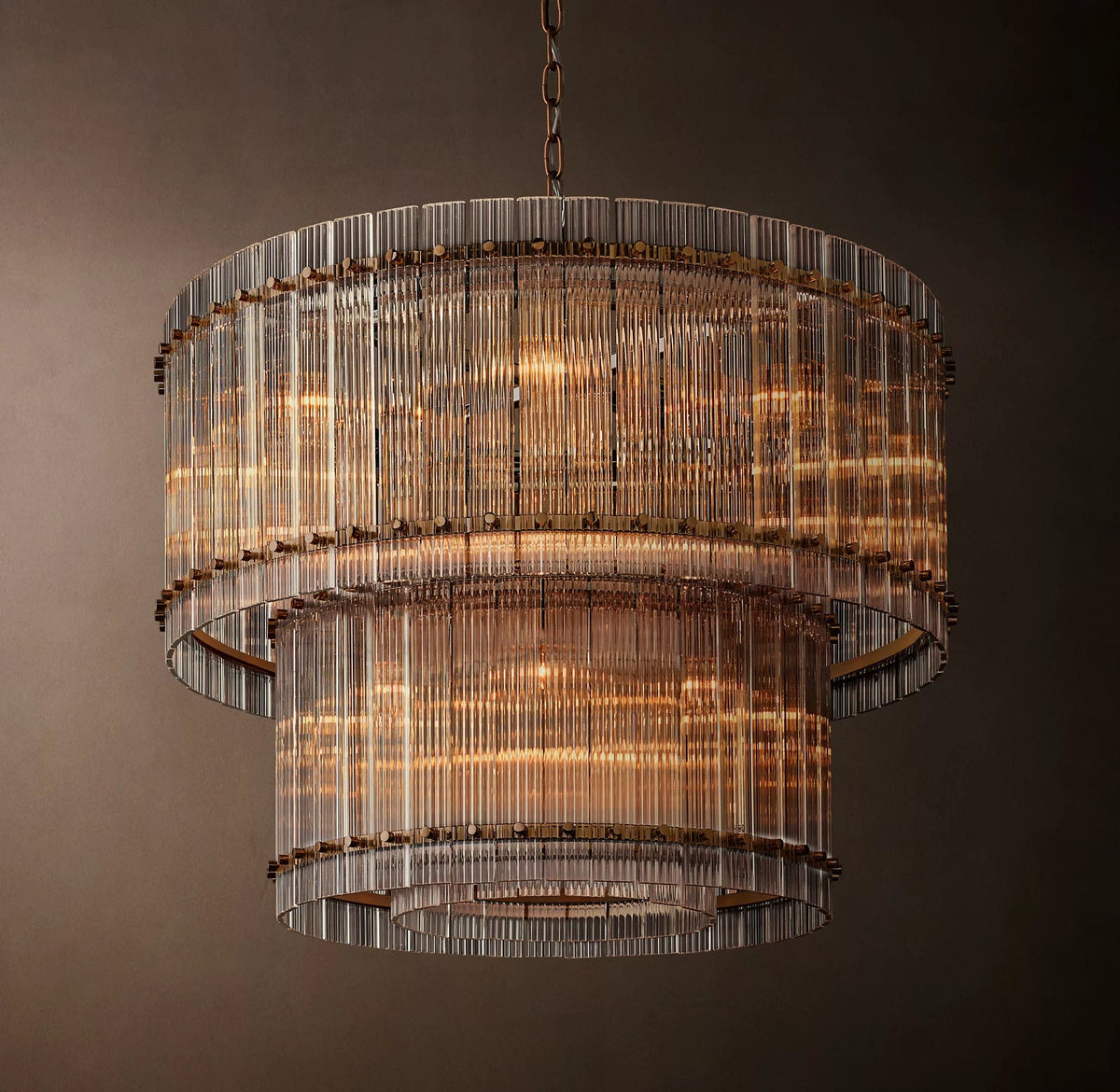 San Marco Two-Tier Glass Chandelier