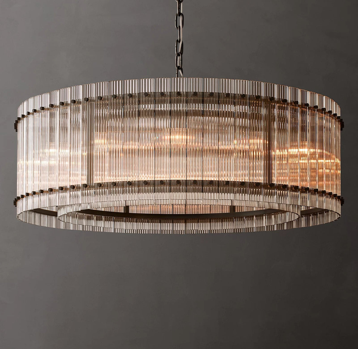 San Marco Modern Glass Round Chandelier