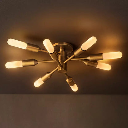 Arnaud Modern Brass Flush Mount