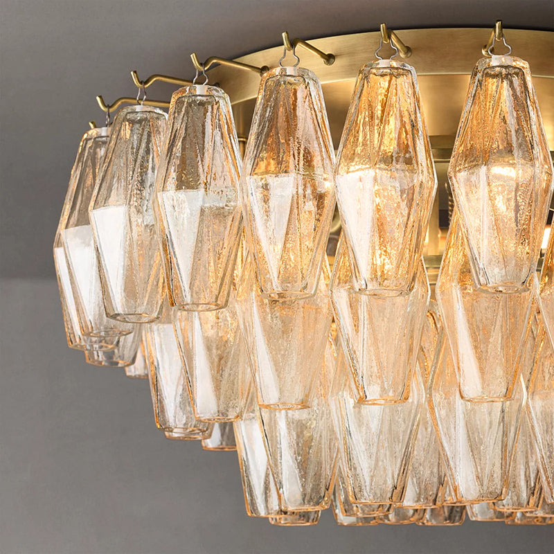 Chiara Modern Glass Flush Mount