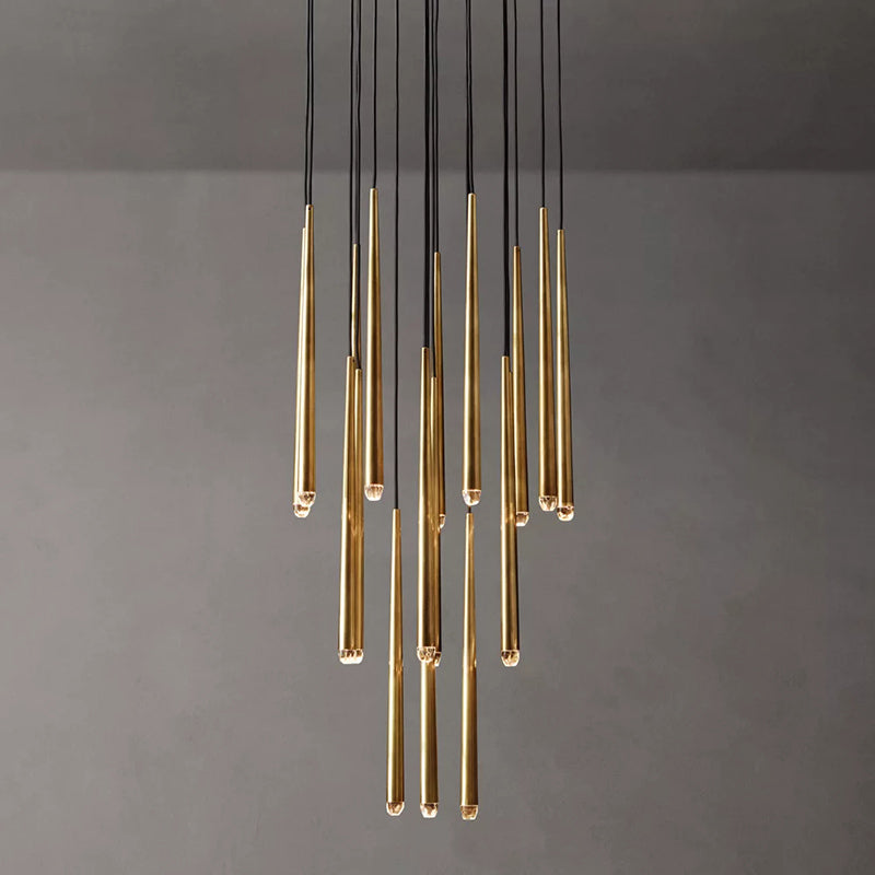 Modern Tapered Cluster Chandelier