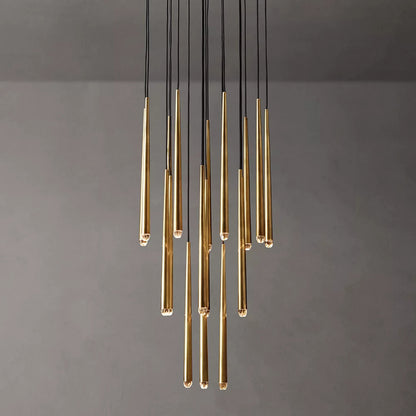 Modern Tapered Cluster Chandelier