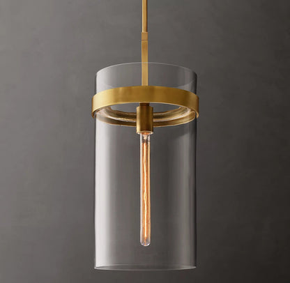 Ravelle Clear Glass Pendant Light