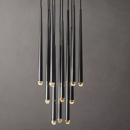 Modern Tapered Cluster Chandelier