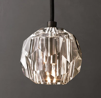 Clear Glass Ball Pendant Light