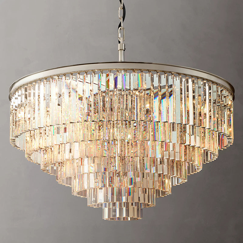 Odeon Art Deco Round Chandelier