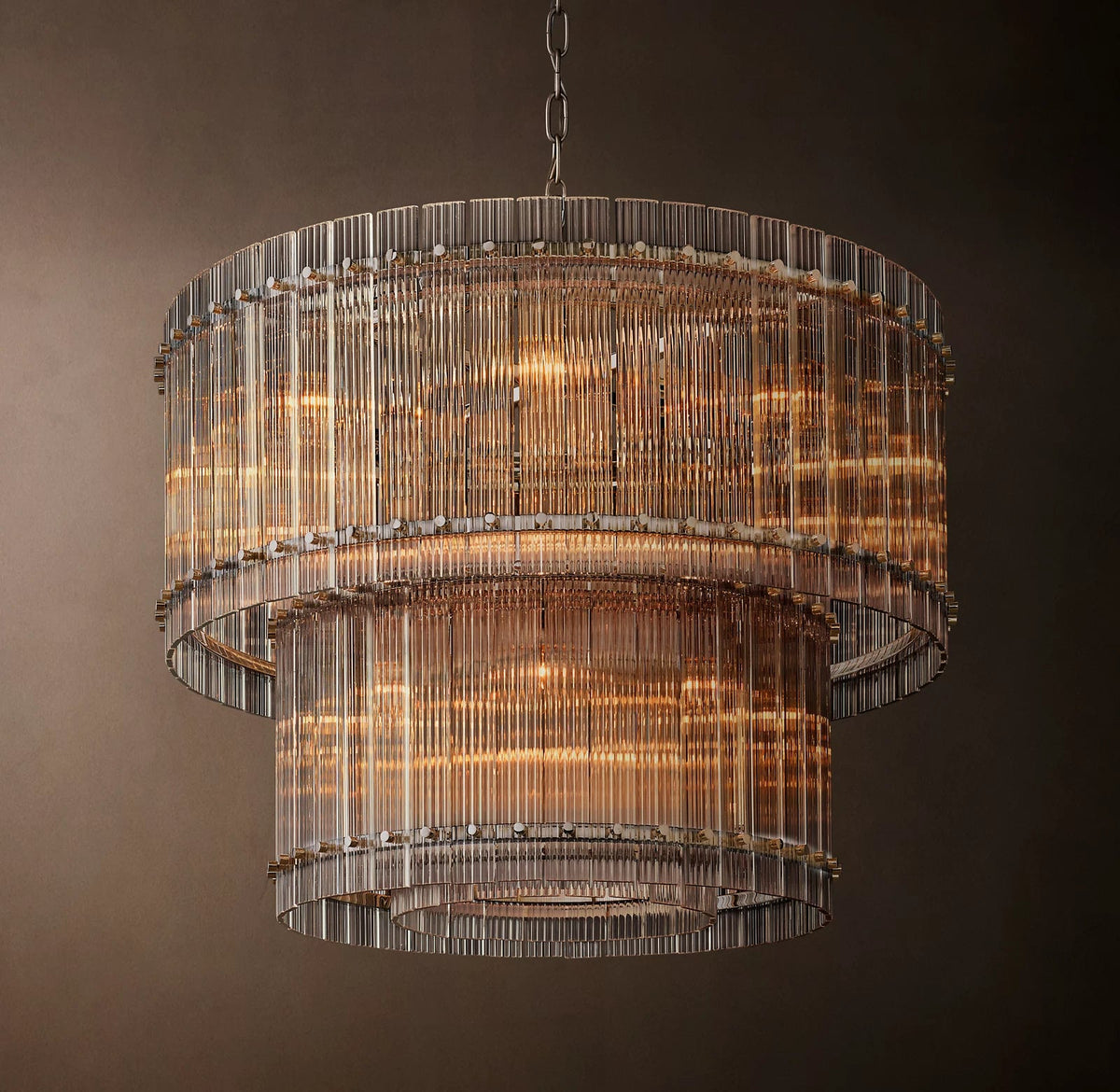 San Marco Two-Tier Glass Chandelier