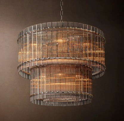 San Marco Two-Tier Glass Chandelier