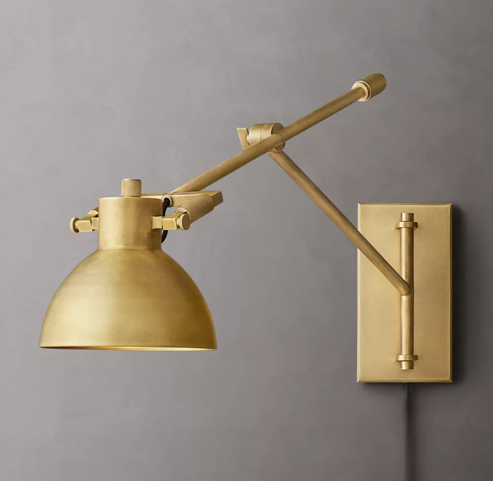 Machinist Swing Arm Wall Sconce