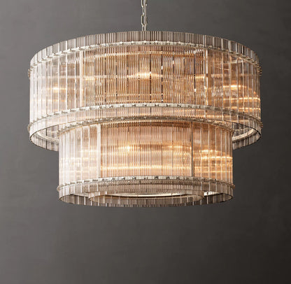 San Marco Two-Tier Glass Chandelier
