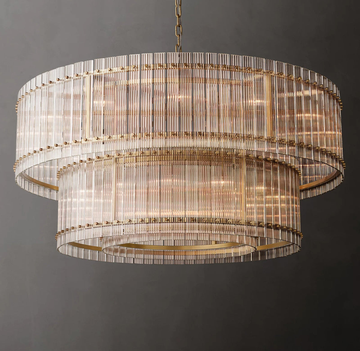 San Marco Two-Tier Glass Chandelier