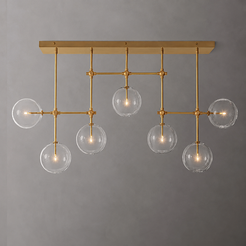 Modern Luxury Glass Globe Chandelier