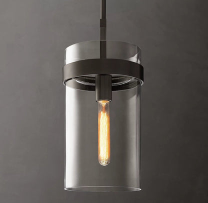 Ravelle Clear Glass Pendant Light