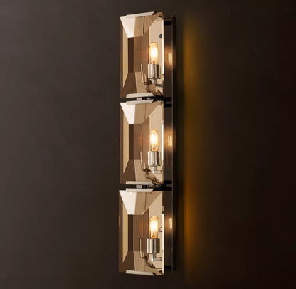 Harlow Crystal Triple Sconce
